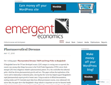Tablet Screenshot of emergenteconomics.com